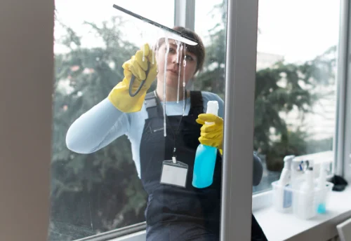 Nettoyage de vitres intérieures et extérieures à Sibiril